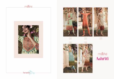 Aakriti By Maisha 10081-10085 Kurti With Bottom Catalog